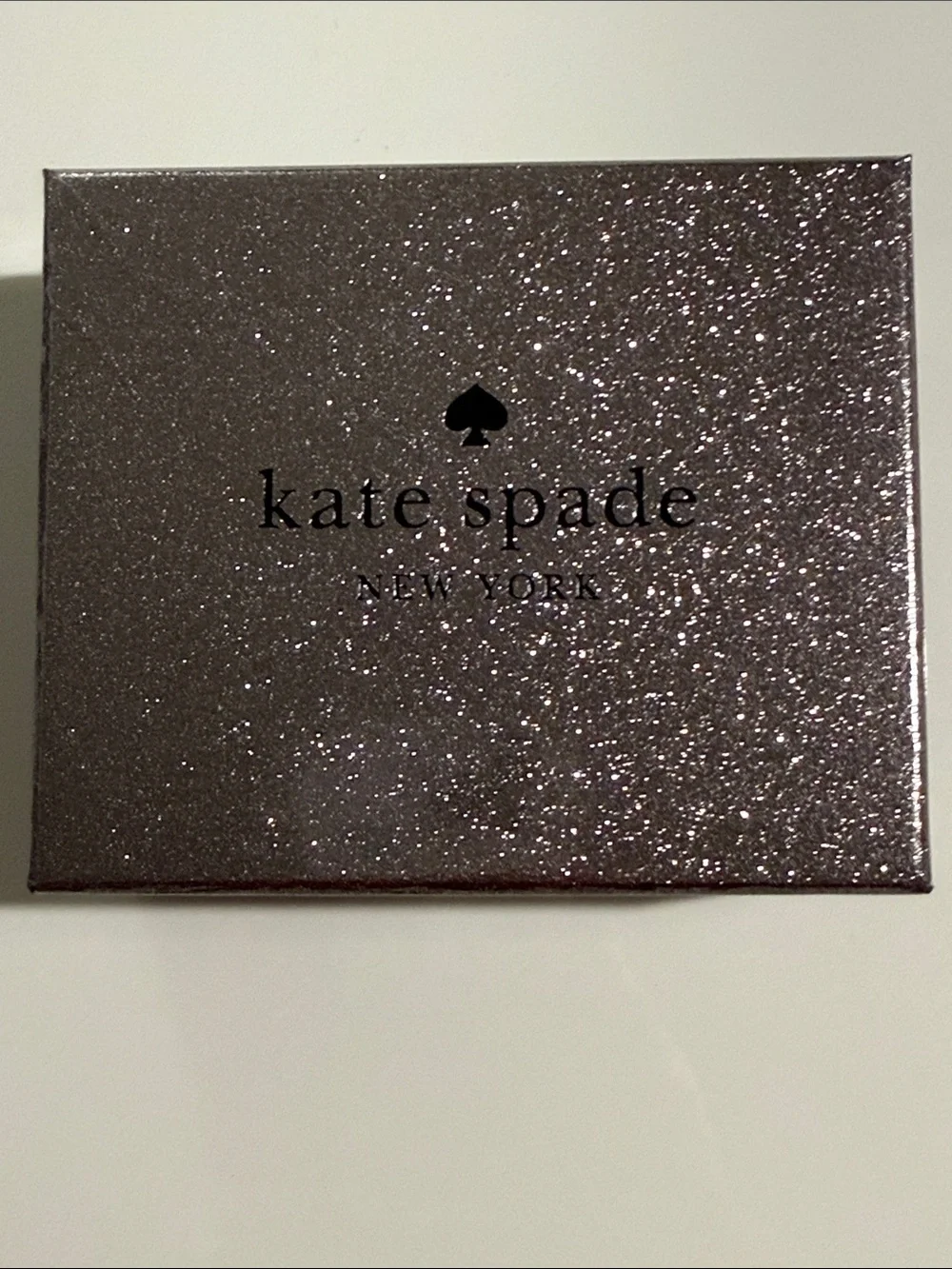 kate spade Cream Leather Card & Key Pocket with Crystal Accent